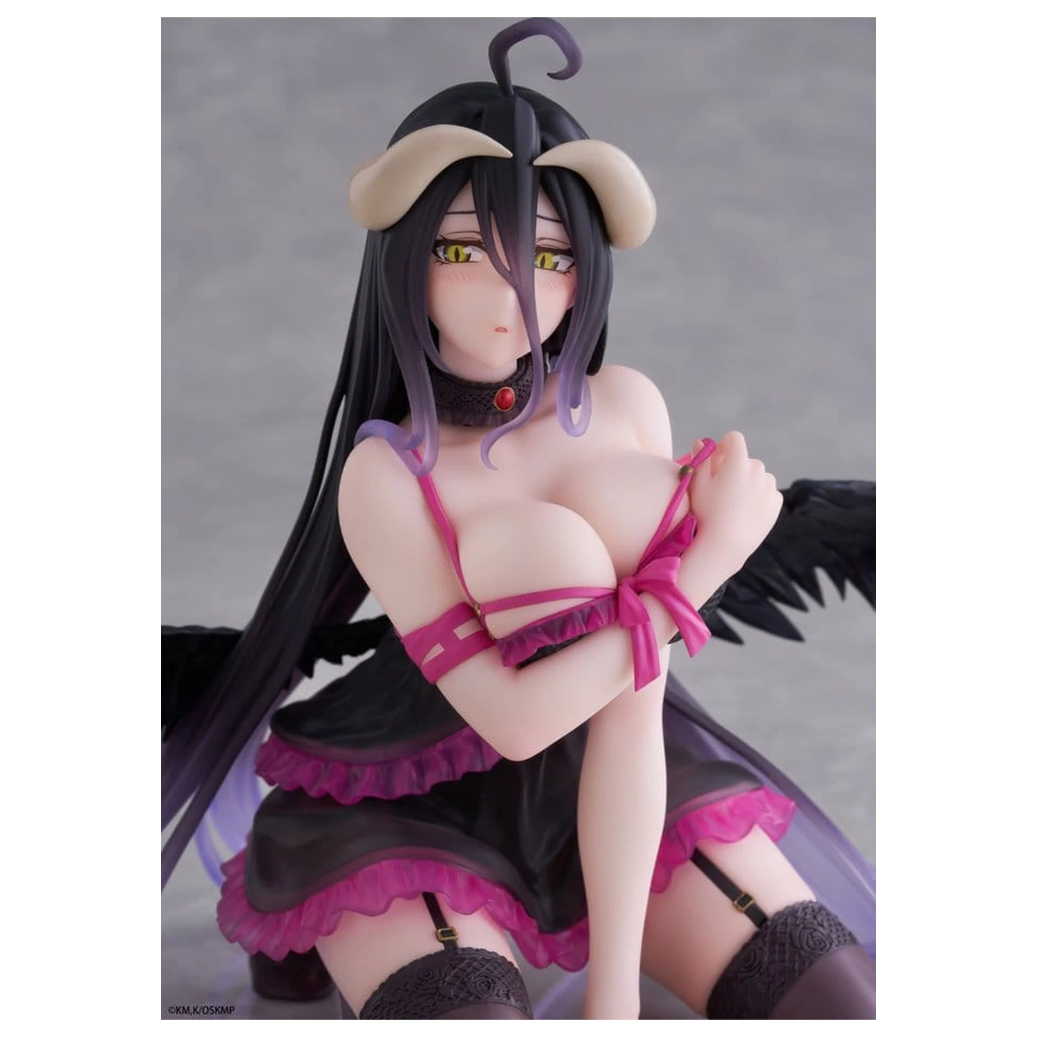 Overlord Desktop Niedliche PVC Figur Albedo (Negligee ver.) 13 cm Produktfoto