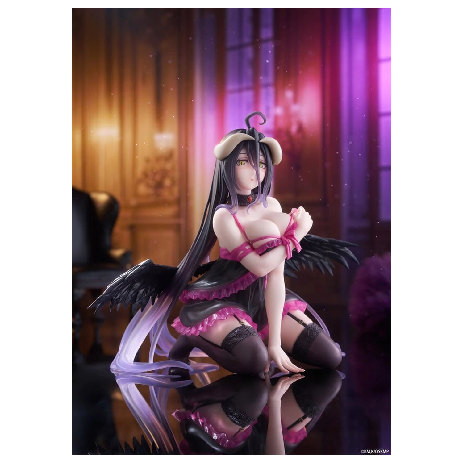 Overlord Desktop Niedliche PVC Figur Albedo (Negligee ver.) 13 cm Produktfoto