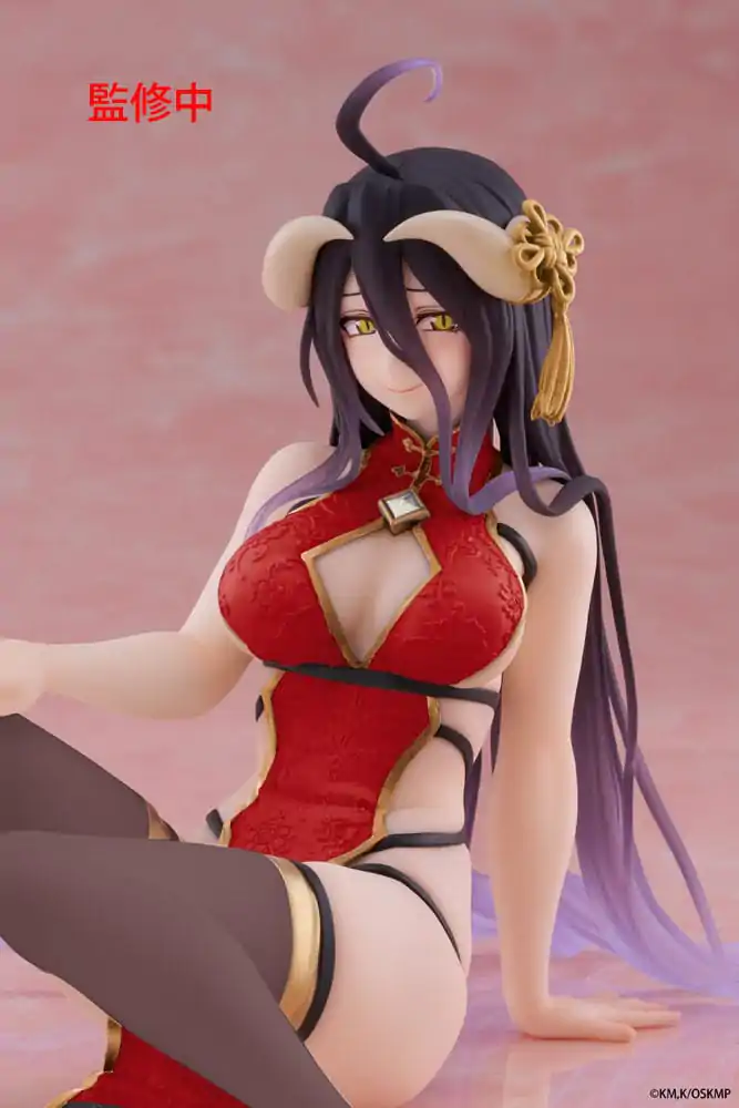 Overlord PVC Statue Desktop Cute Figure Albedo Chinese Dress Ver. Renewal 13 cm Produktfoto