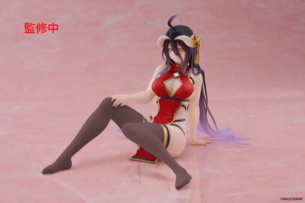 Overlord PVC Statue Desktop Cute Figure Albedo Chinese Dress Ver. Renewal 13 cm Produktfoto