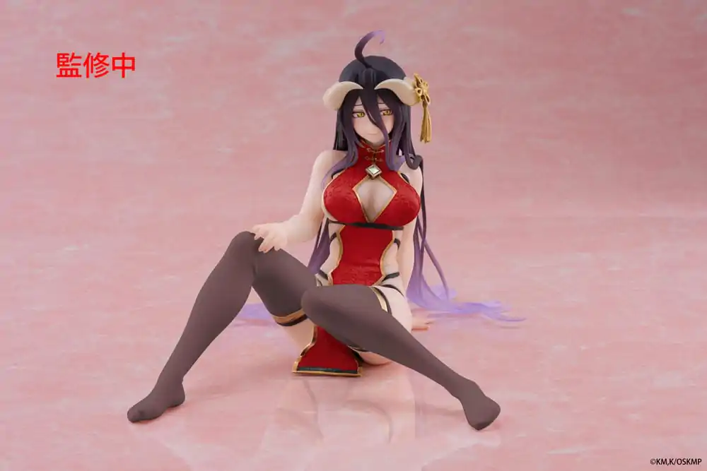 Overlord PVC Statue Desktop Cute Figure Albedo Chinese Dress Ver. Renewal 13 cm Produktfoto