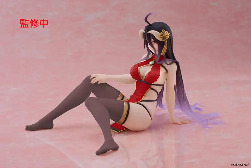 Overlord PVC Statue Desktop Cute Figure Albedo Chinese Dress Ver. Renewal 13 cm Produktfoto