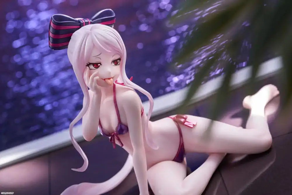 Overlord PVC Statue Desktop Cute Figure Shalltear Swimsuit Ver. 13 cm Produktfoto