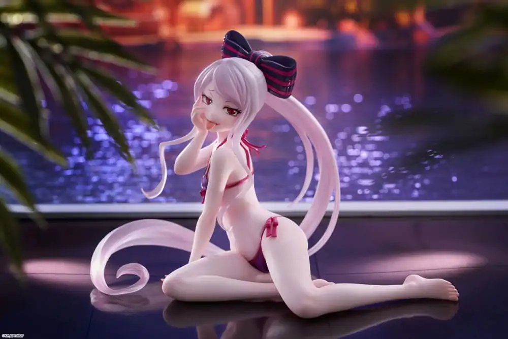 Overlord PVC Statue Desktop Cute Figure Shalltear Swimsuit Ver. 13 cm Produktfoto