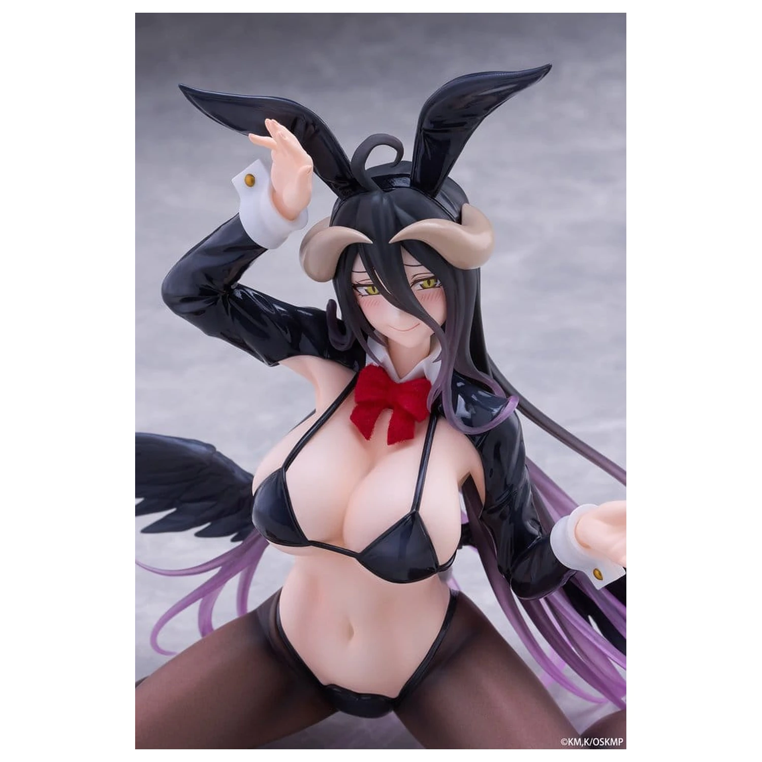 Overlord Moflock PVC Figur Albedo (Reverse Bunny Suit Ver.) 13 cm Produktfoto
