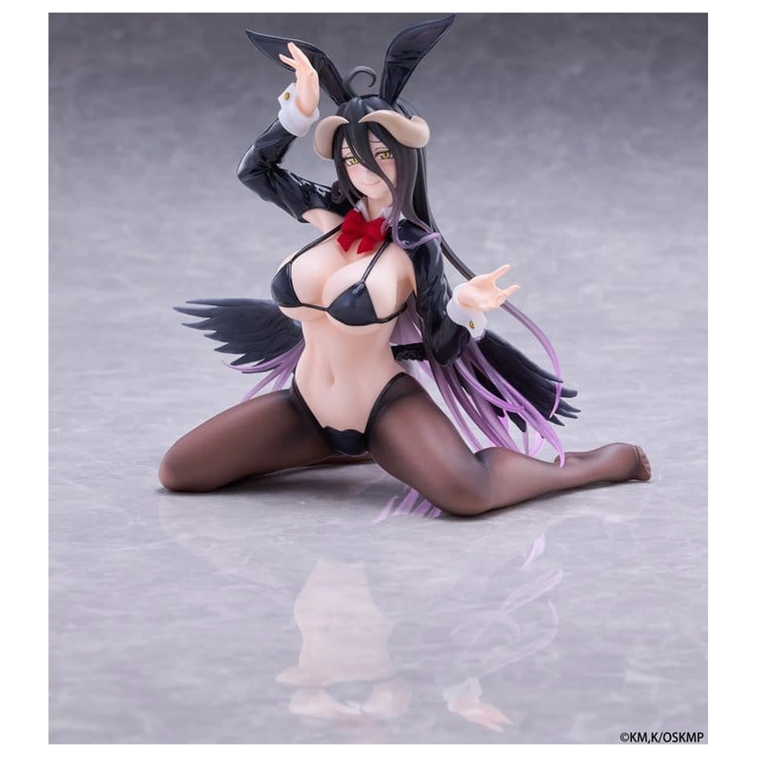 Overlord Moflock PVC Figur Albedo (Reverse Bunny Suit Ver.) 13 cm Produktfoto