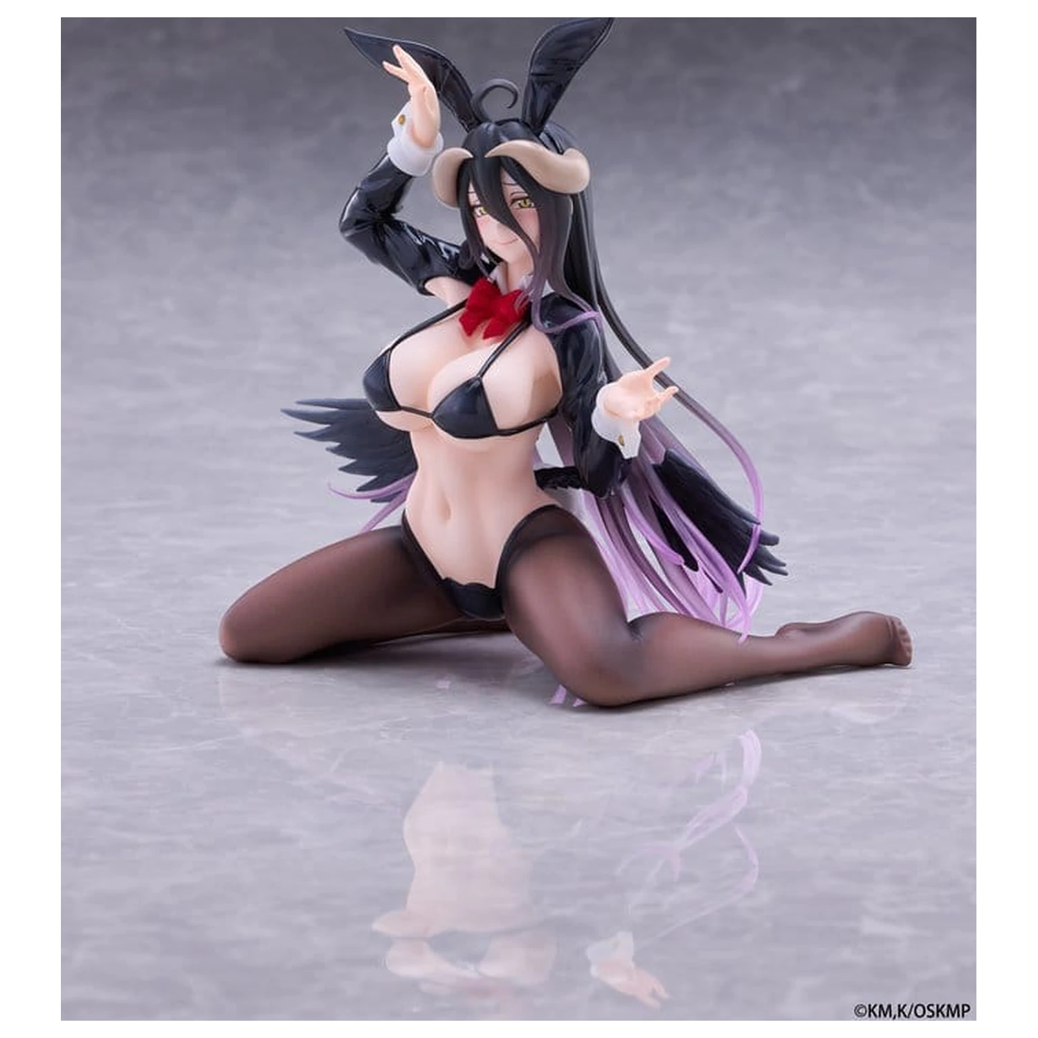 Overlord Moflock PVC Figur Albedo (Reverse Bunny Suit Ver.) 13 cm Produktfoto