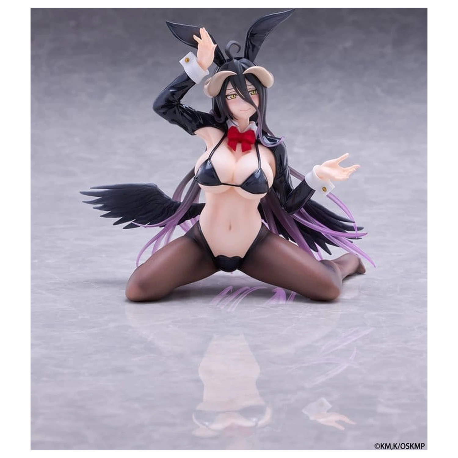 Overlord Moflock PVC Figur Albedo (Reverse Bunny Suit Ver.) 13 cm Produktfoto