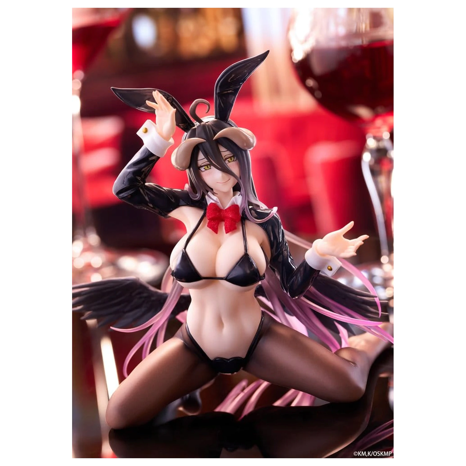 Overlord Moflock PVC Figur Albedo (Reverse Bunny Suit Ver.) 13 cm Produktfoto