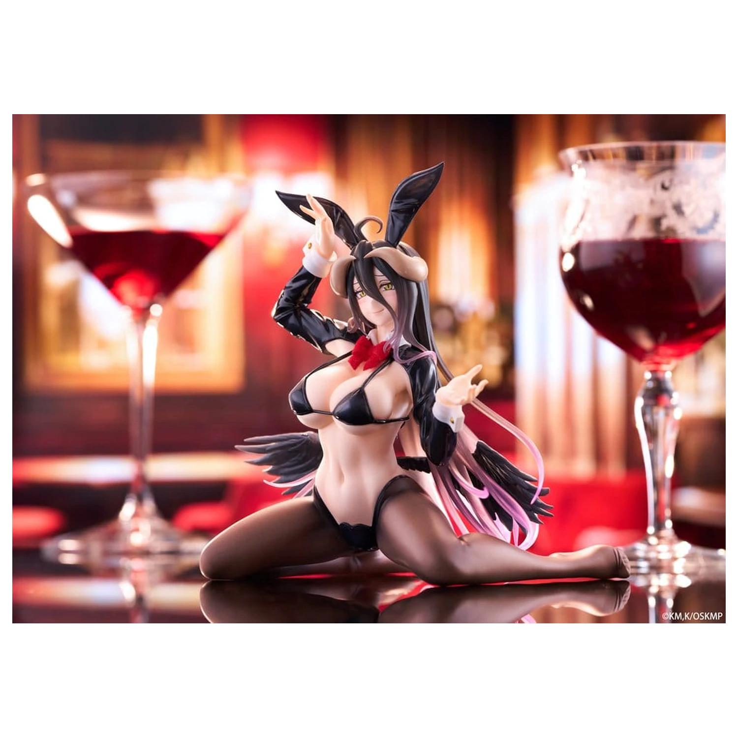 Overlord Moflock PVC Figur Albedo (Reverse Bunny Suit Ver.) 13 cm Produktfoto
