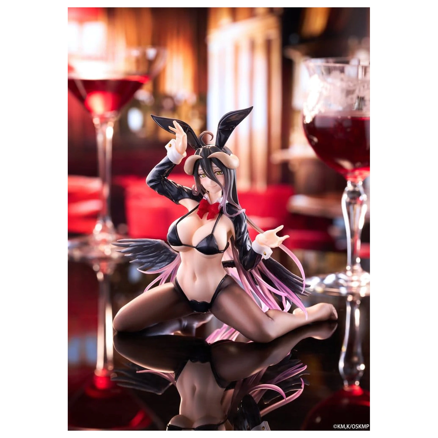 Overlord Moflock PVC Figur Albedo (Reverse Bunny Suit Ver.) 13 cm Produktfoto