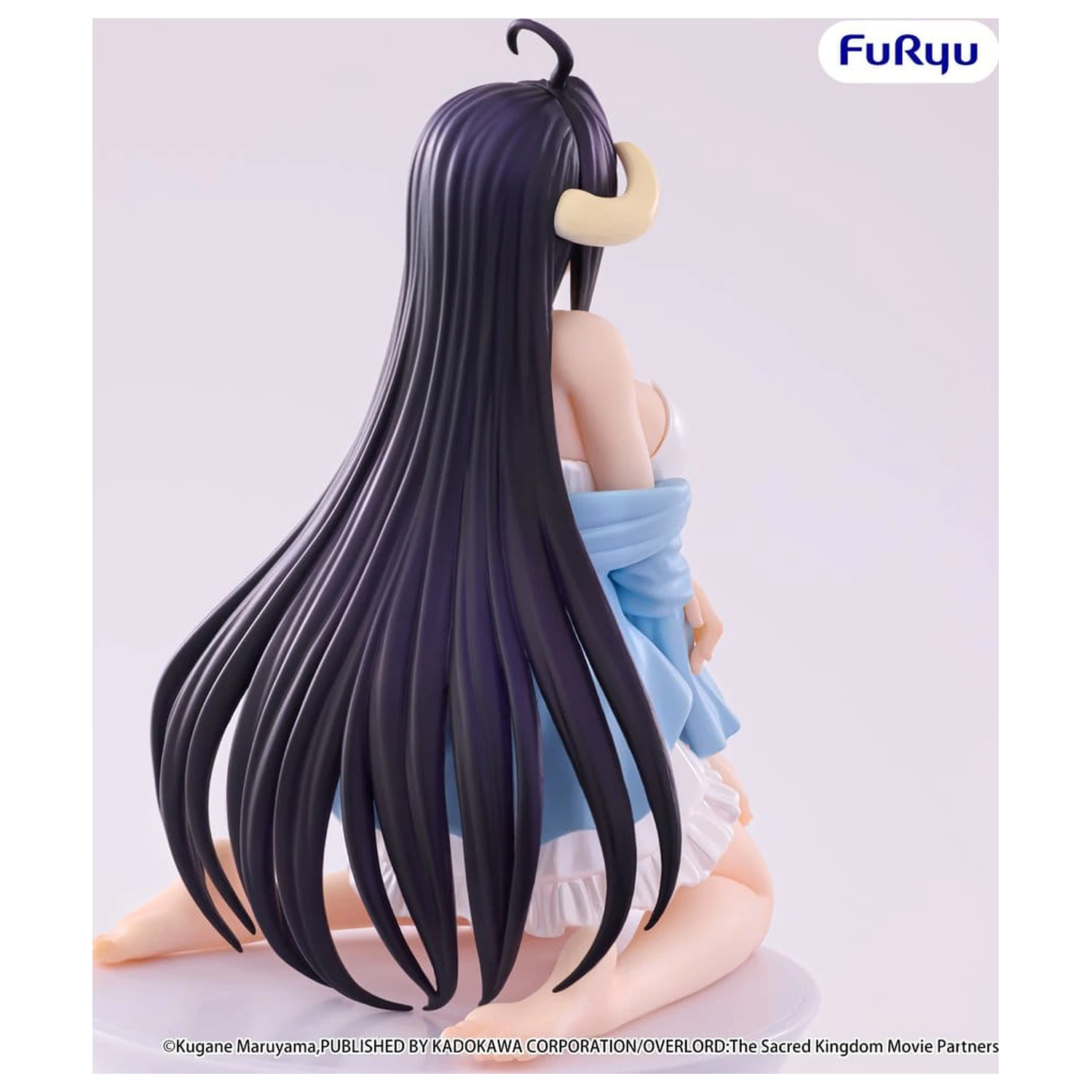 Overlord Noodle Stopper PVC Figur Albedo Loungewear Pearl White Ver. 12 cm Produktfoto