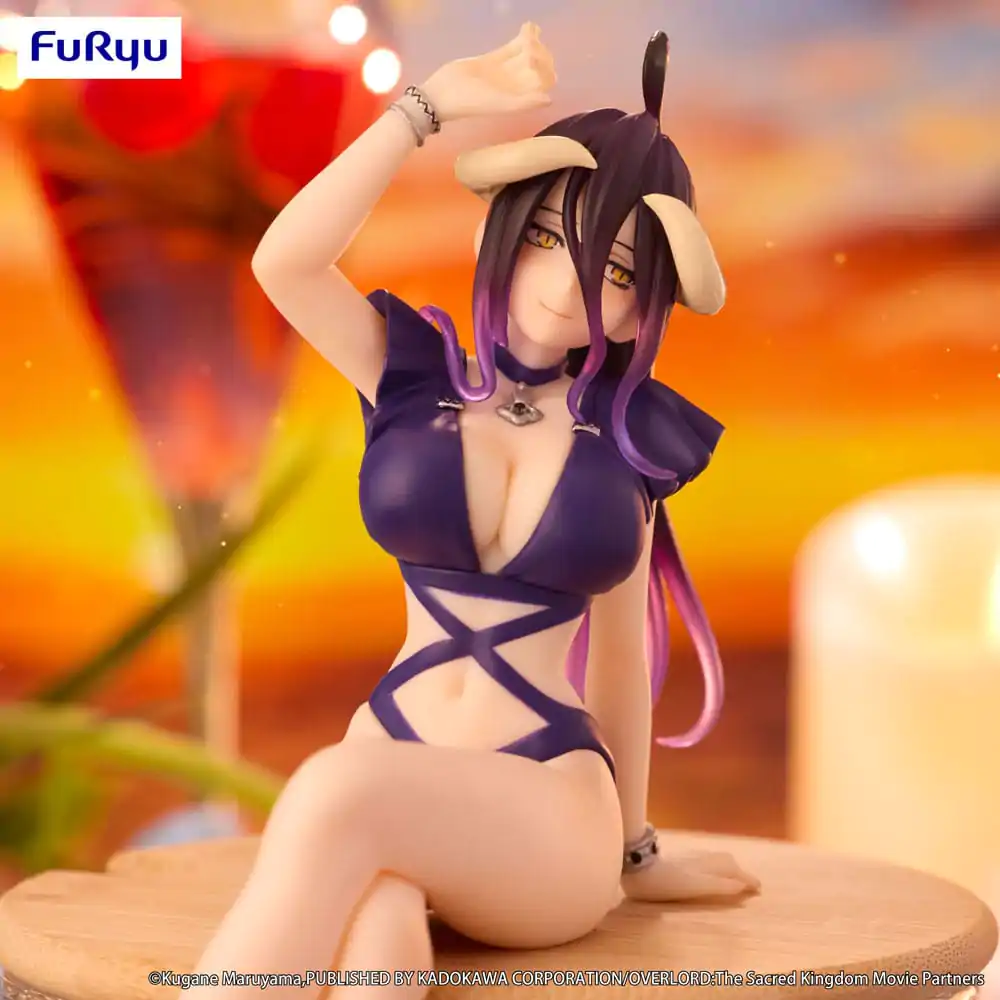 Overlord Noodle Stopper PVC-Statue Albedo Swimsuit Dark Purple Color Ver. 16 cm Produktfoto