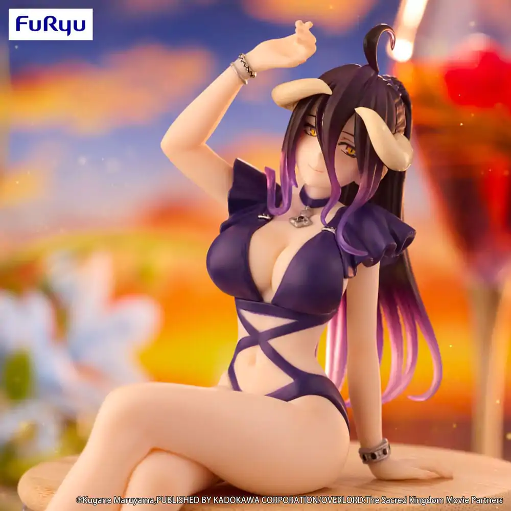 Overlord Noodle Stopper PVC-Statue Albedo Swimsuit Dark Purple Color Ver. 16 cm Produktfoto