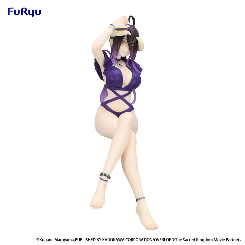 Overlord Noodle Stopper PVC-Statue Albedo Swimsuit Dark Purple Color Ver. 16 cm Produktfoto