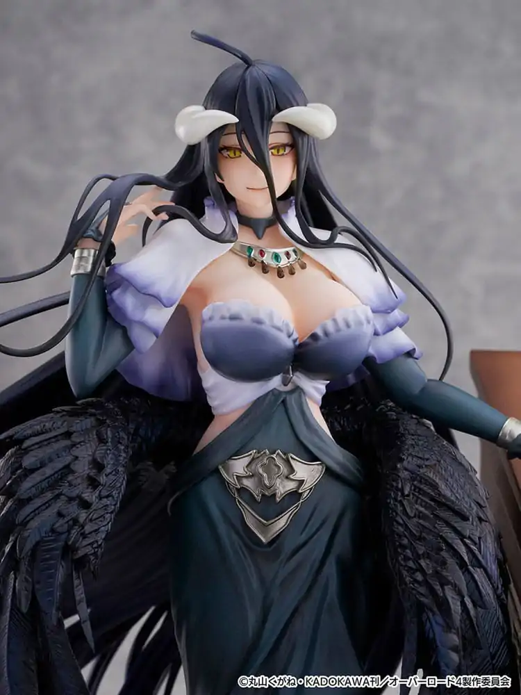 Overlord SHIBUYA SCRAMBLE FIGURE PVC Statue 1/7 Albedo Jet Black Dress Ver. 28 cm termékfotó