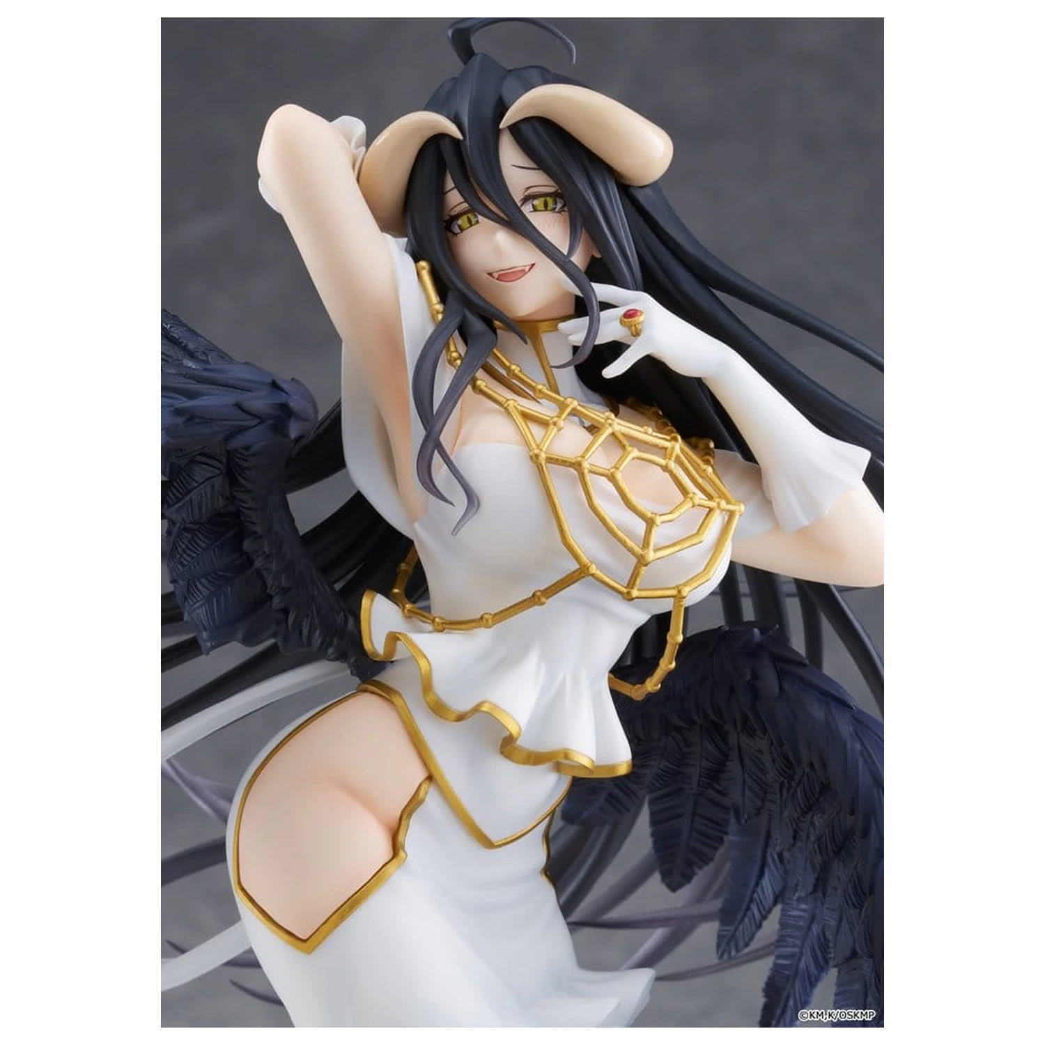 Overlord T-most PVC Statue Albedo Pure White Devil Ver. 29 cm Produktfoto