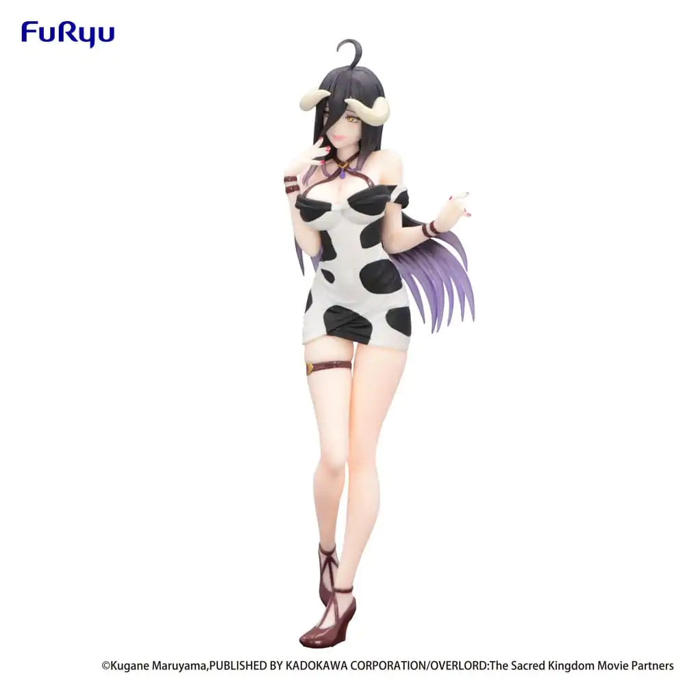 Overlord Trio-Try-iT PVC-Statue Albedo Mini Dress Cow Pattern Ver. 21 cm Produktfoto