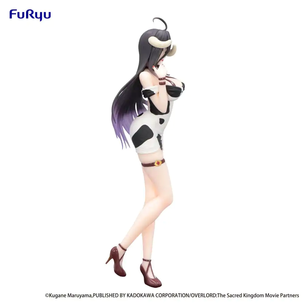 Overlord Trio-Try-iT PVC-Statue Albedo Mini Dress Cow Pattern Ver. 21 cm Produktfoto