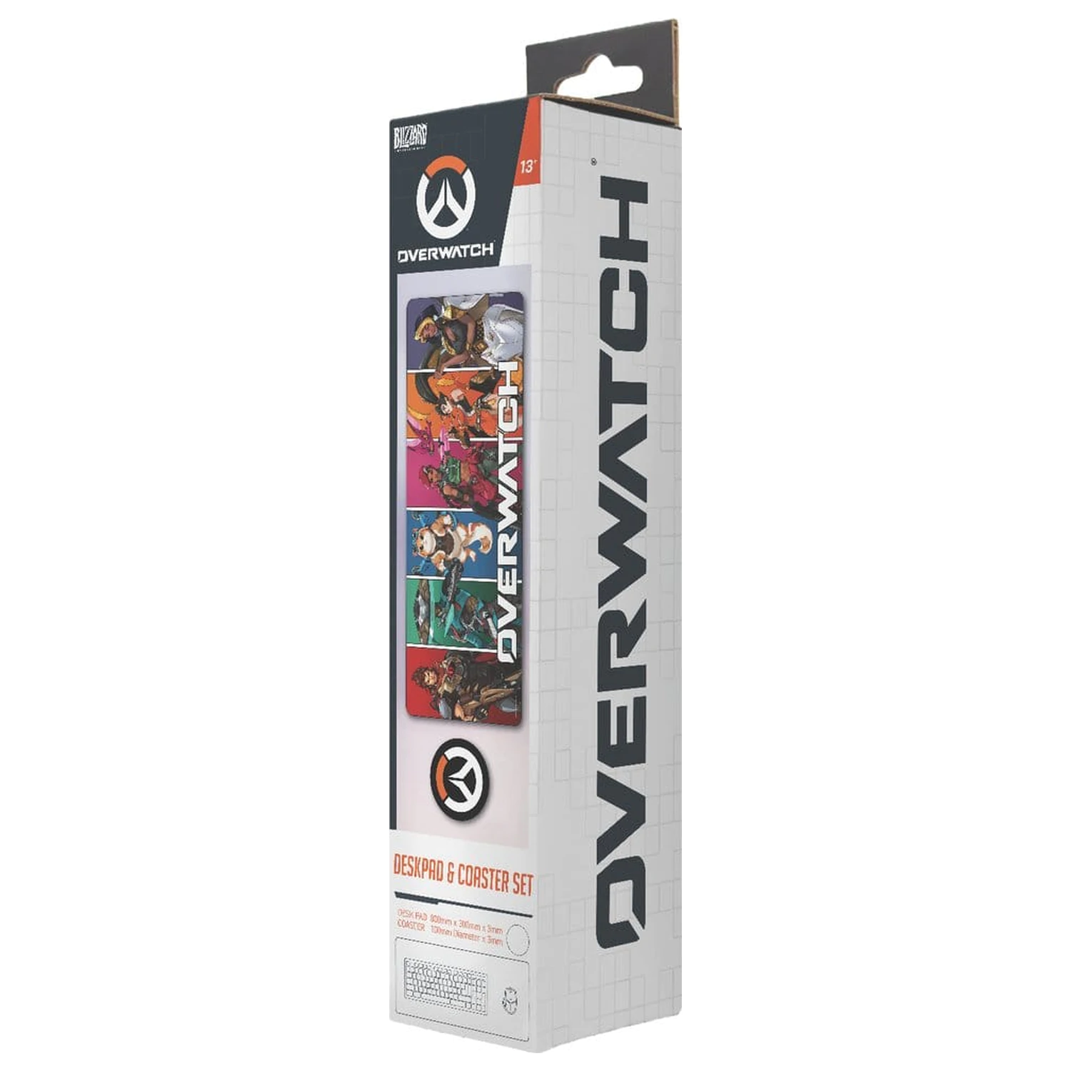 Overwatch Schreibtischunterlage & Untersetzer Set Produktfoto
