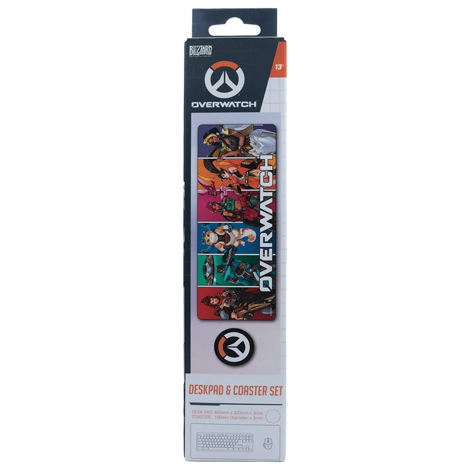 Overwatch Schreibtischunterlage & Untersetzer Set Produktfoto