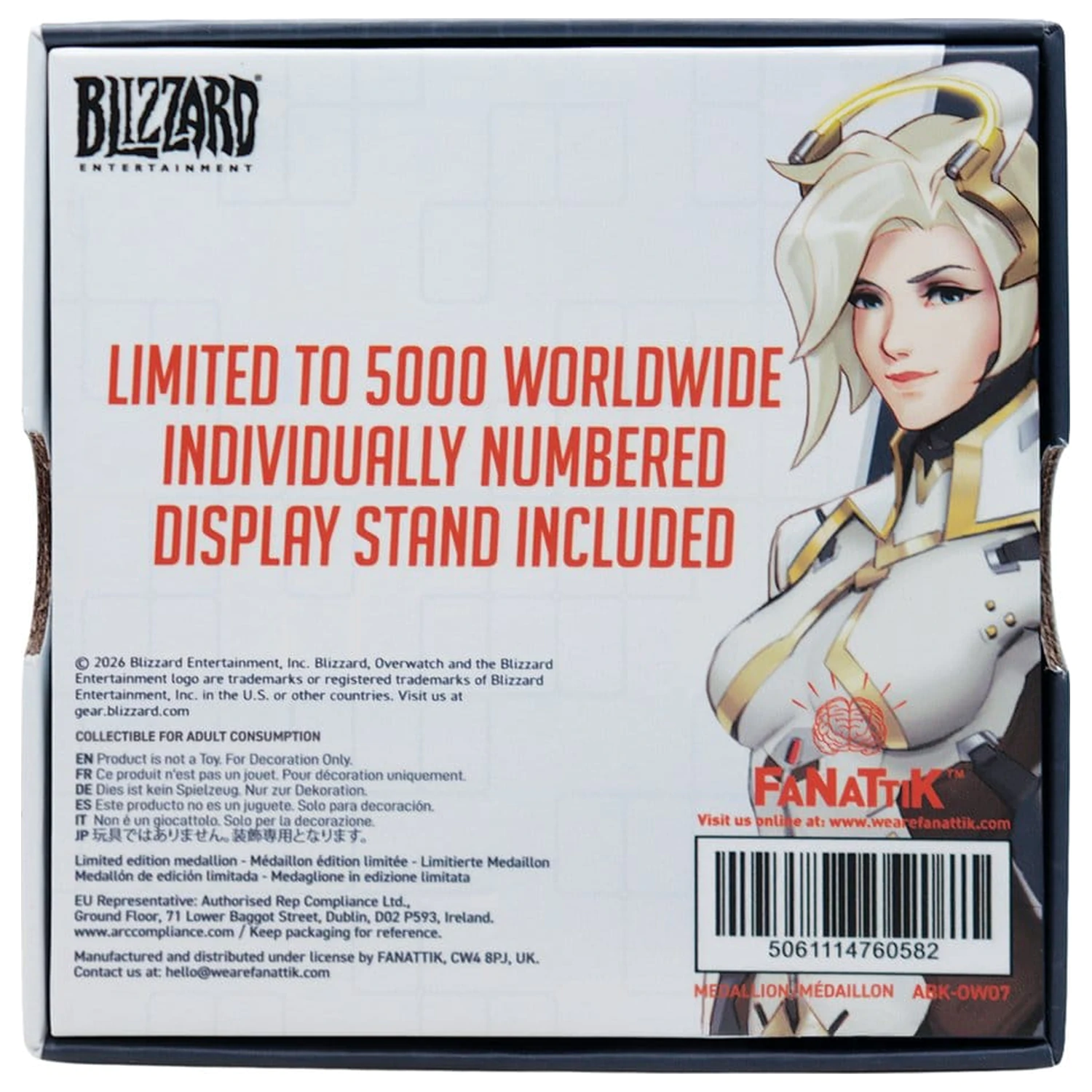 Overwatch Medaillon Mercy Limitierte Edition Produktfoto