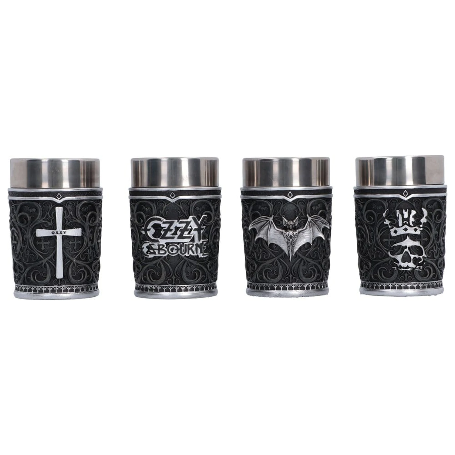Ozzy Osbourne Schnapsgläser-Set Prince of Darkness 9 cm Produktfoto