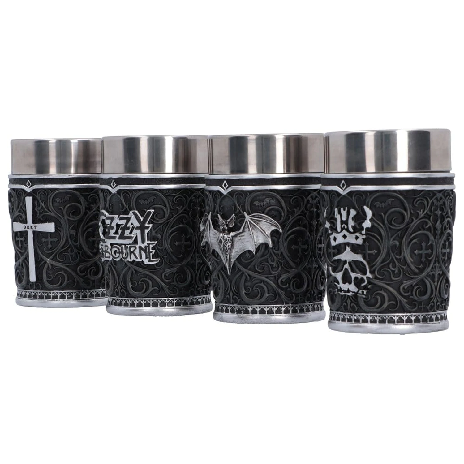 Ozzy Osbourne Schnapsgläser-Set Prince of Darkness 9 cm Produktfoto