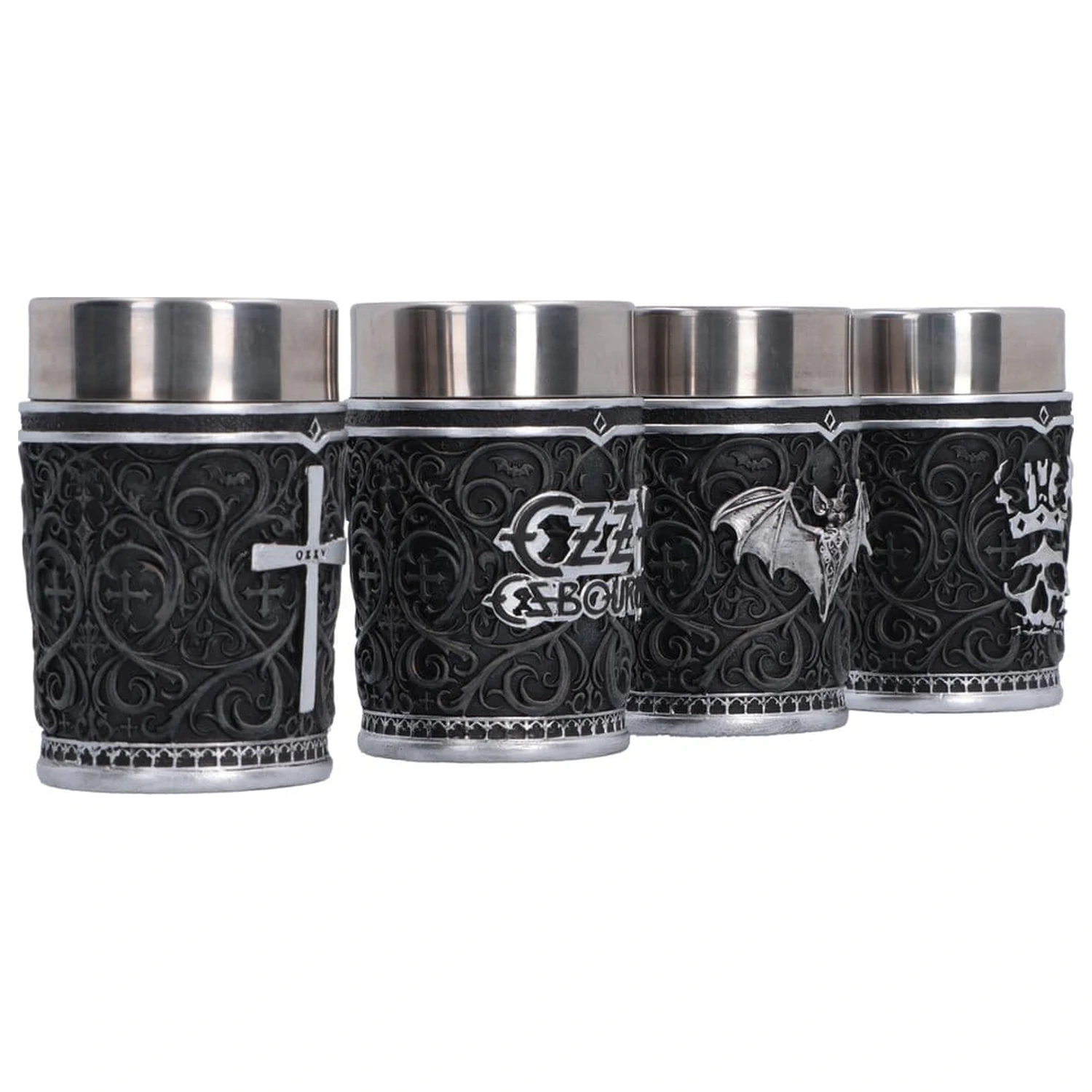 Ozzy Osbourne Schnapsgläser-Set Prince of Darkness 9 cm Produktfoto
