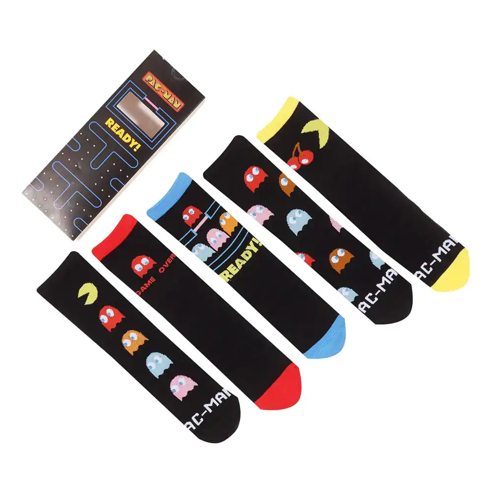 Pac-Man Socken 5er-Pack L-XL Produktfoto