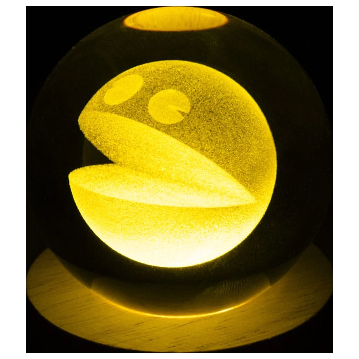 Pac-Man Lampe Kristallkugel 8 cm Produktfoto