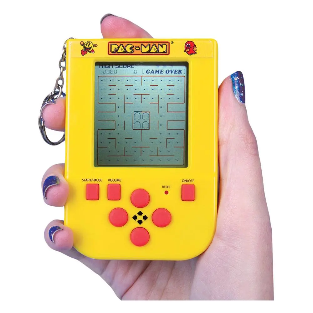 Pac-Man Mini Retro Handheld Videospiel-Schlüsselanhänger termékfotó