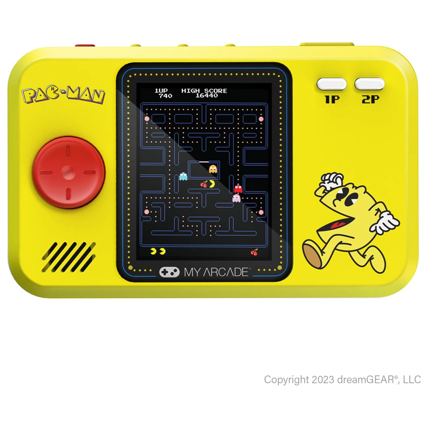 Pac-Man tragbares Gaming System Pocket Player Pro Produktfoto