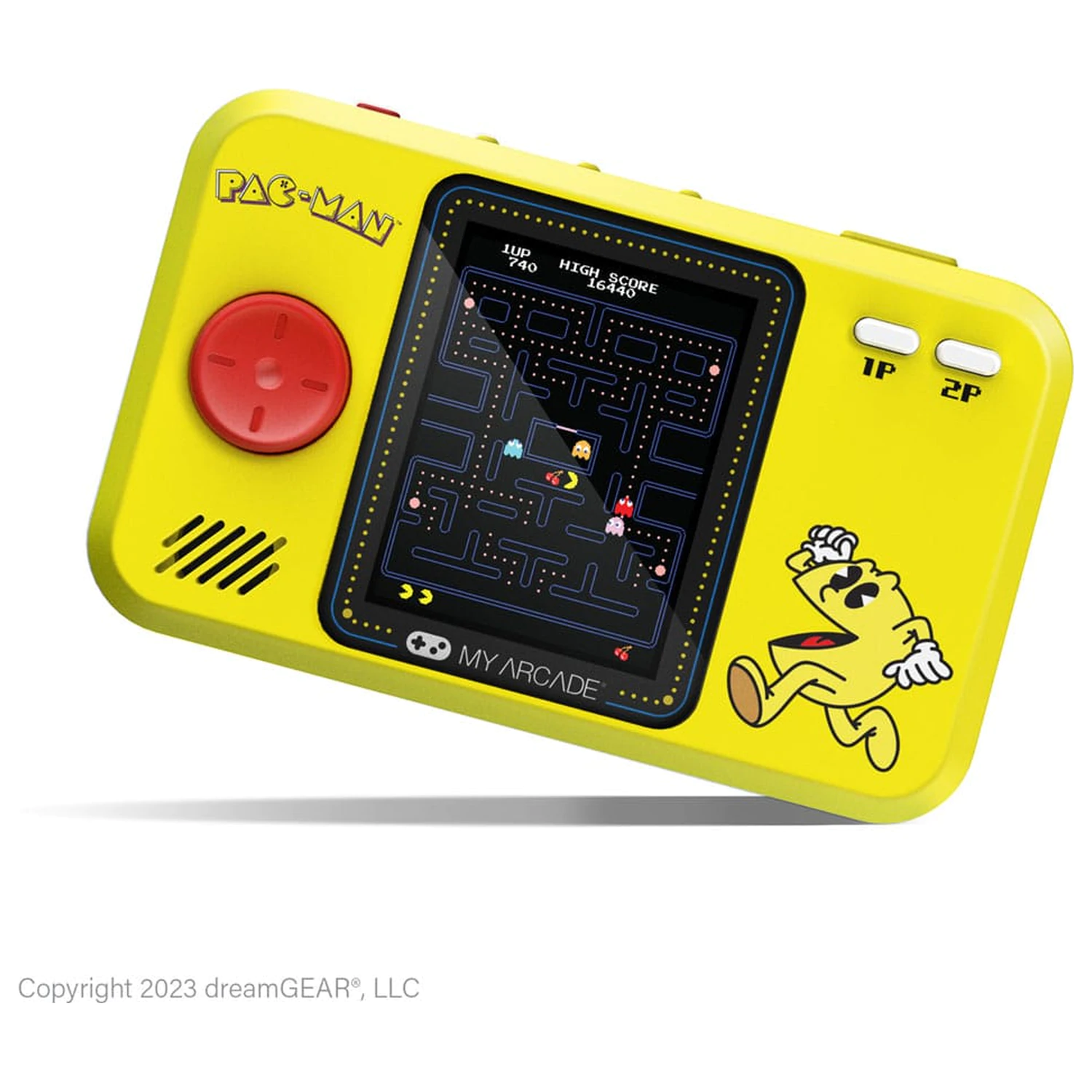 Pac-Man tragbares Gaming System Pocket Player Pro Produktfoto