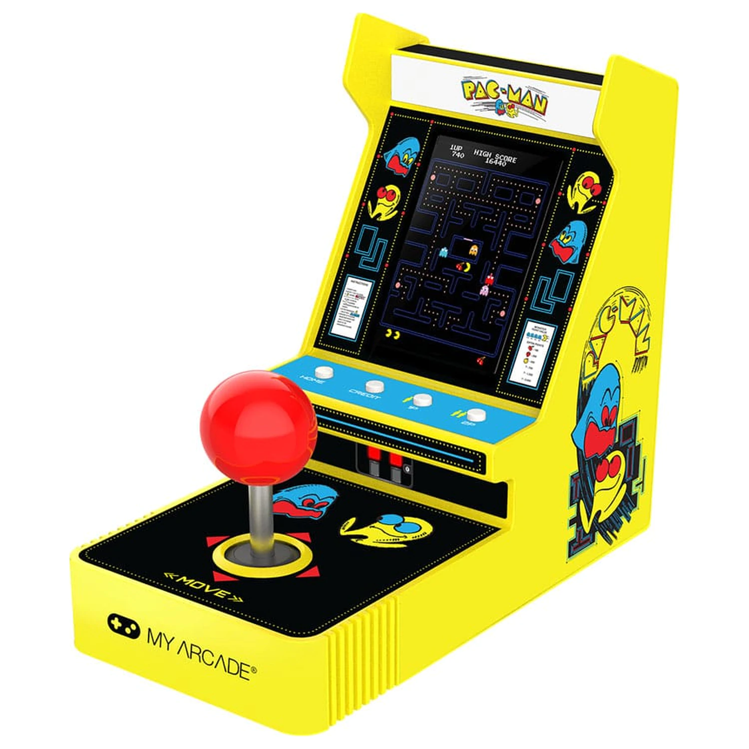 Pac-Man Portable Retro Arcade Joystick Spieler Produktfoto