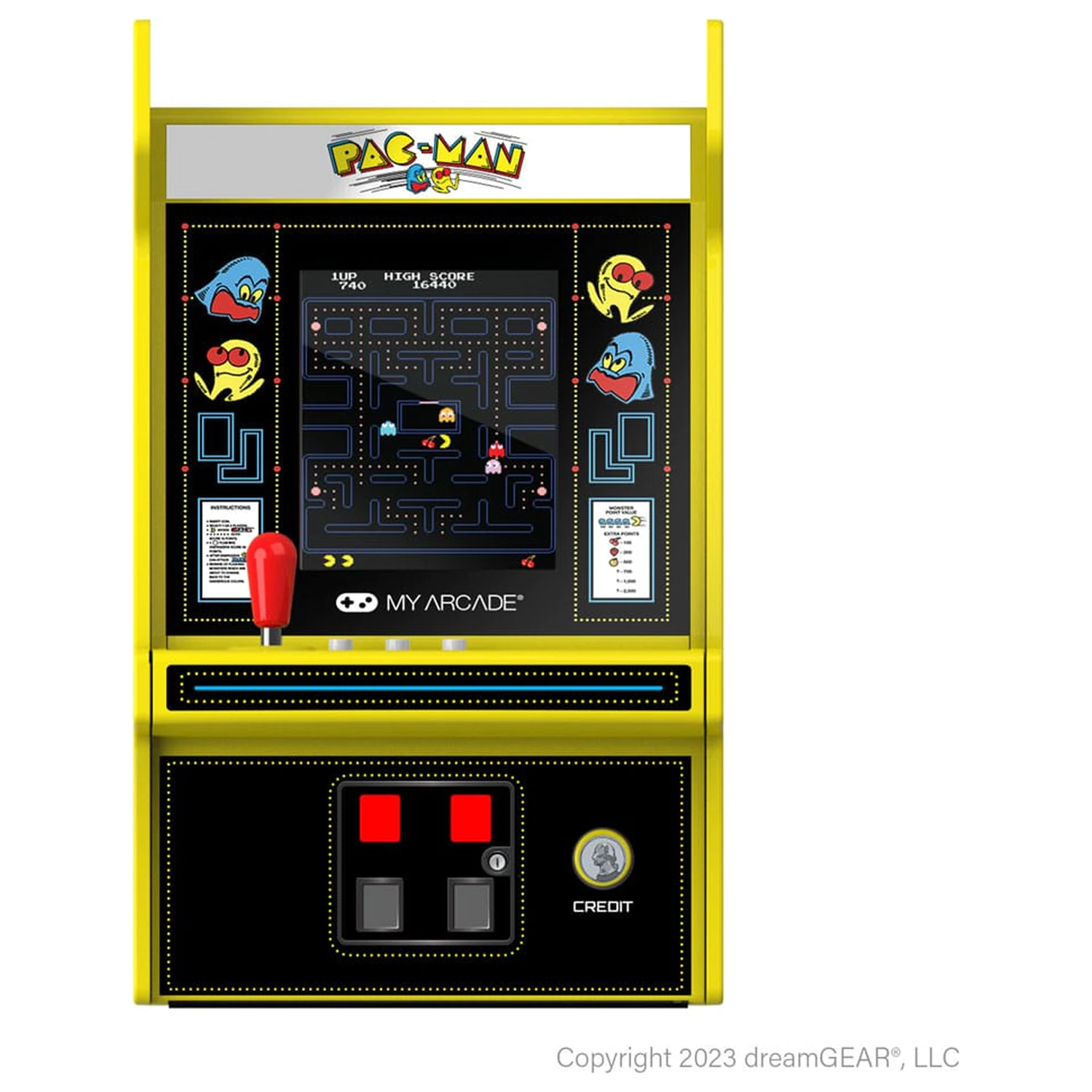 Pac-Man tragbare Retro Arcade Micro Spieler Pro Produktfoto