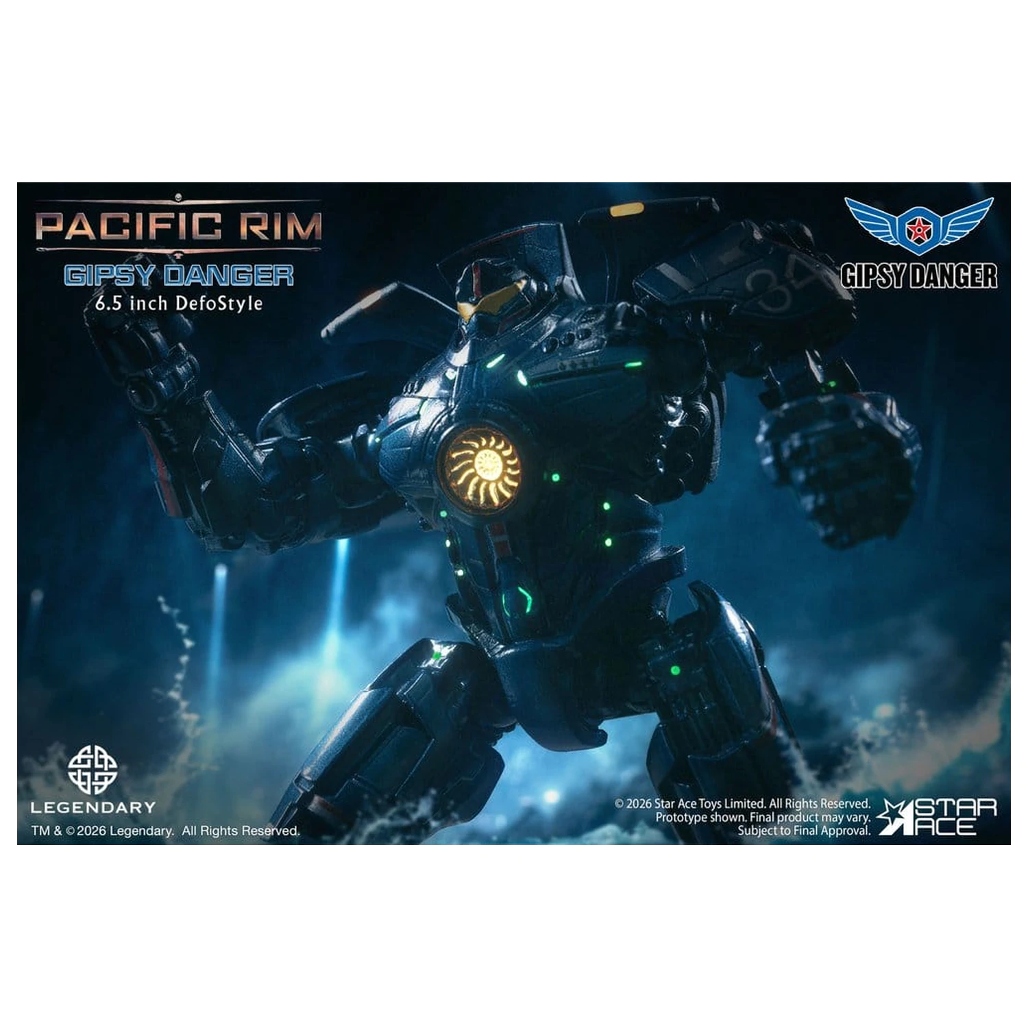Pacific Rim DefoStyle Figur Gipsy Danger DX 17 cm Produktfoto