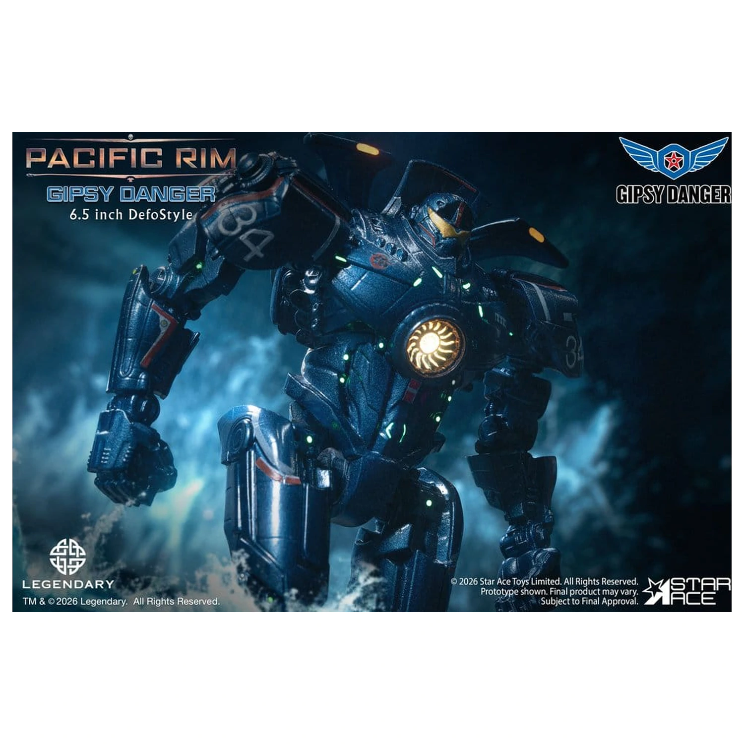 Pacific Rim DefoStyle Figur Gipsy Danger DX 17 cm Produktfoto