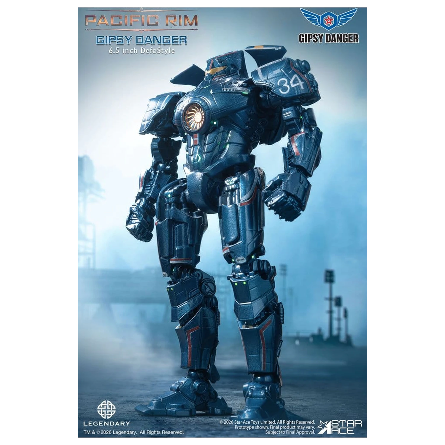 Pacific Rim DefoStyle Figur Gipsy Danger DX 17 cm Produktfoto