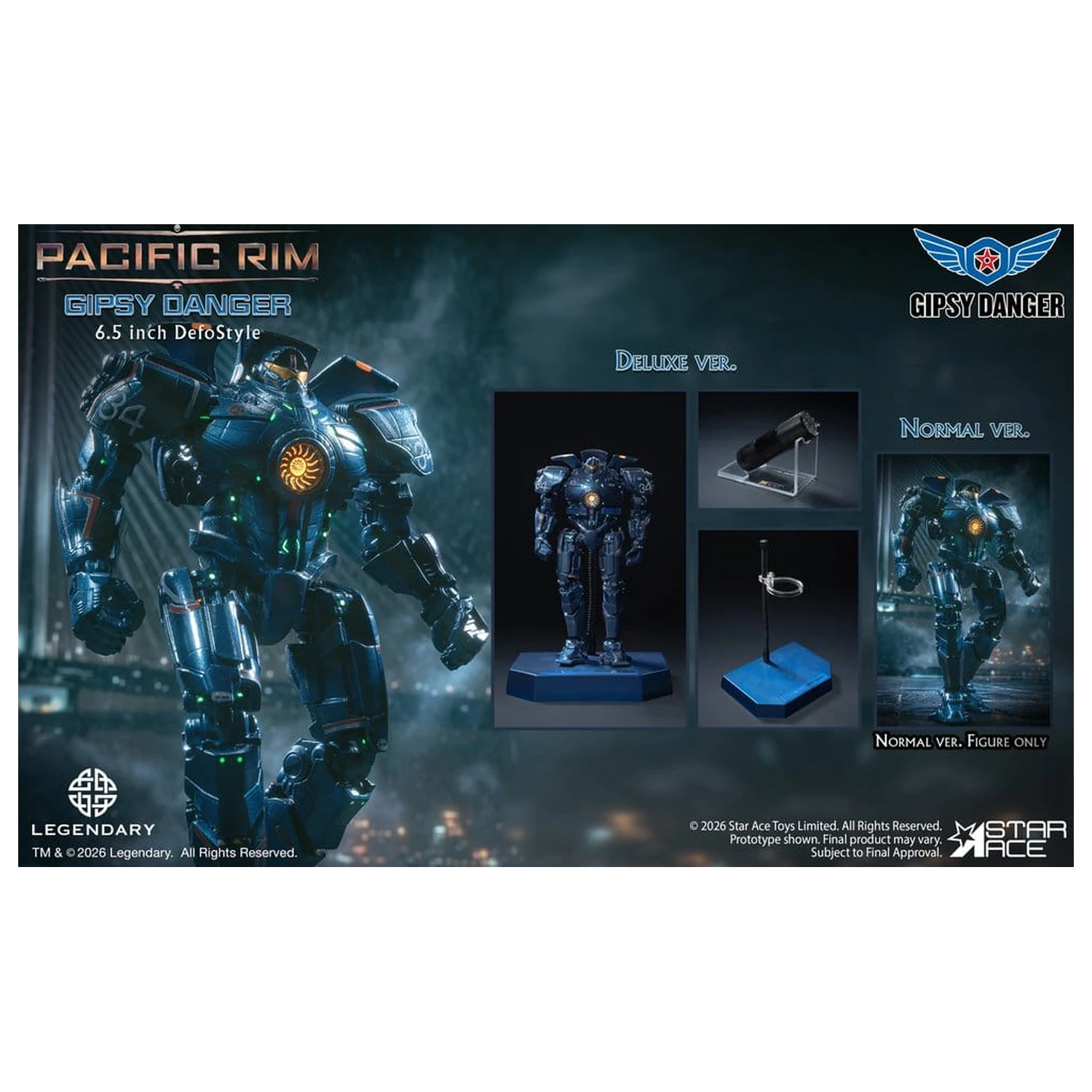 Pacific Rim DefoStyle Figur Gipsy Danger DX 17 cm Produktfoto