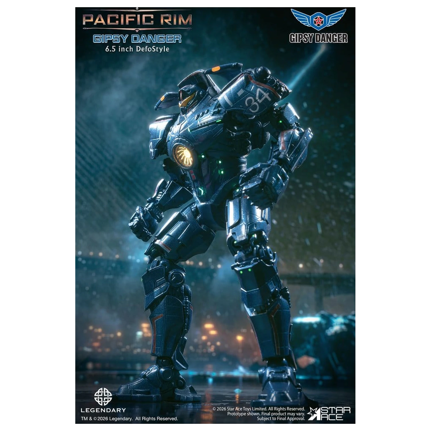 Pacific Rim DefoStyle Figur Gipsy Danger DX 17 cm Produktfoto