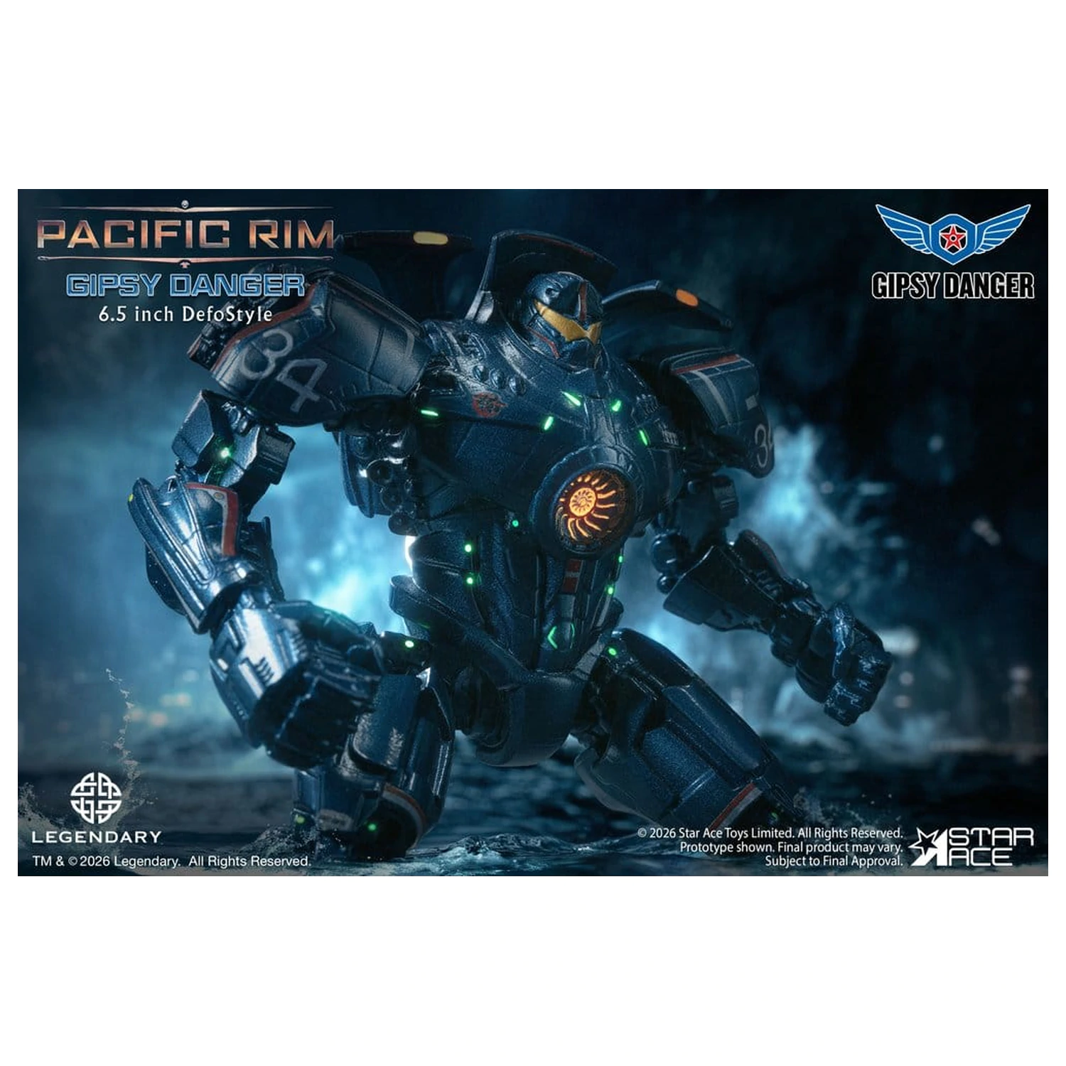 Pacific Rim DefoStyle Figur Gipsy Danger NX 17 cm Produktfoto