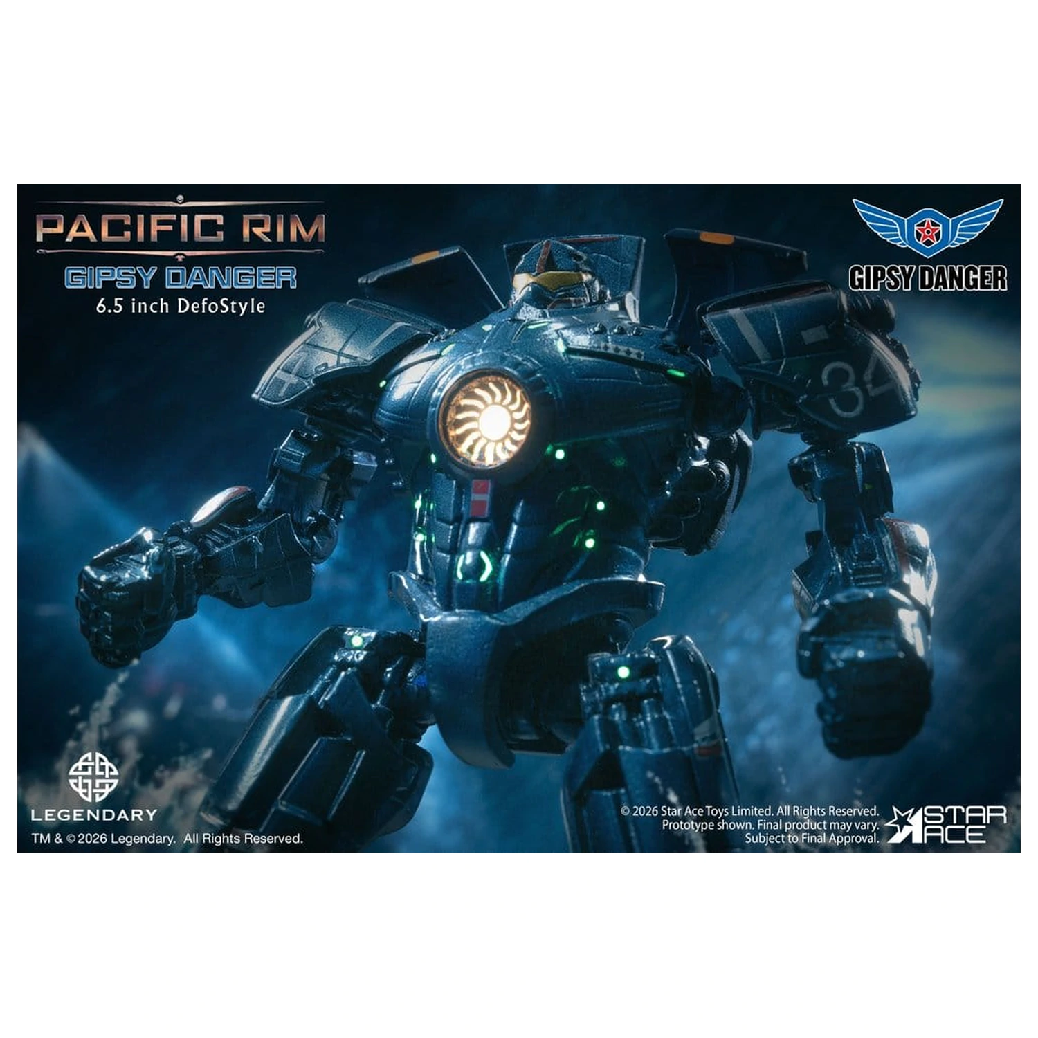 Pacific Rim DefoStyle Figur Gipsy Danger NX 17 cm Produktfoto