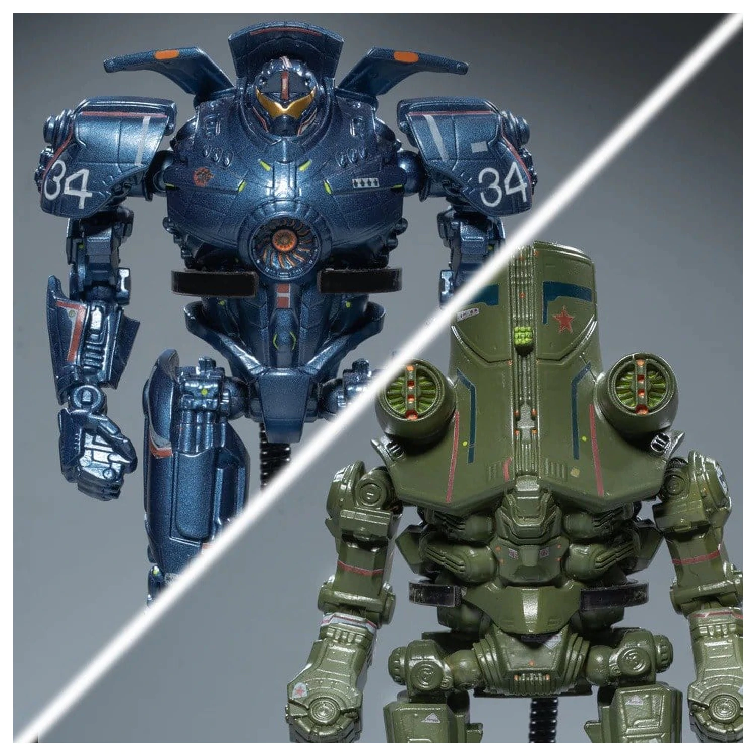 Pacific Rim DefoStyle Figuren 2er-Pack Gipsy Danger & Cherno Alpha DX 17 cm Produktfoto