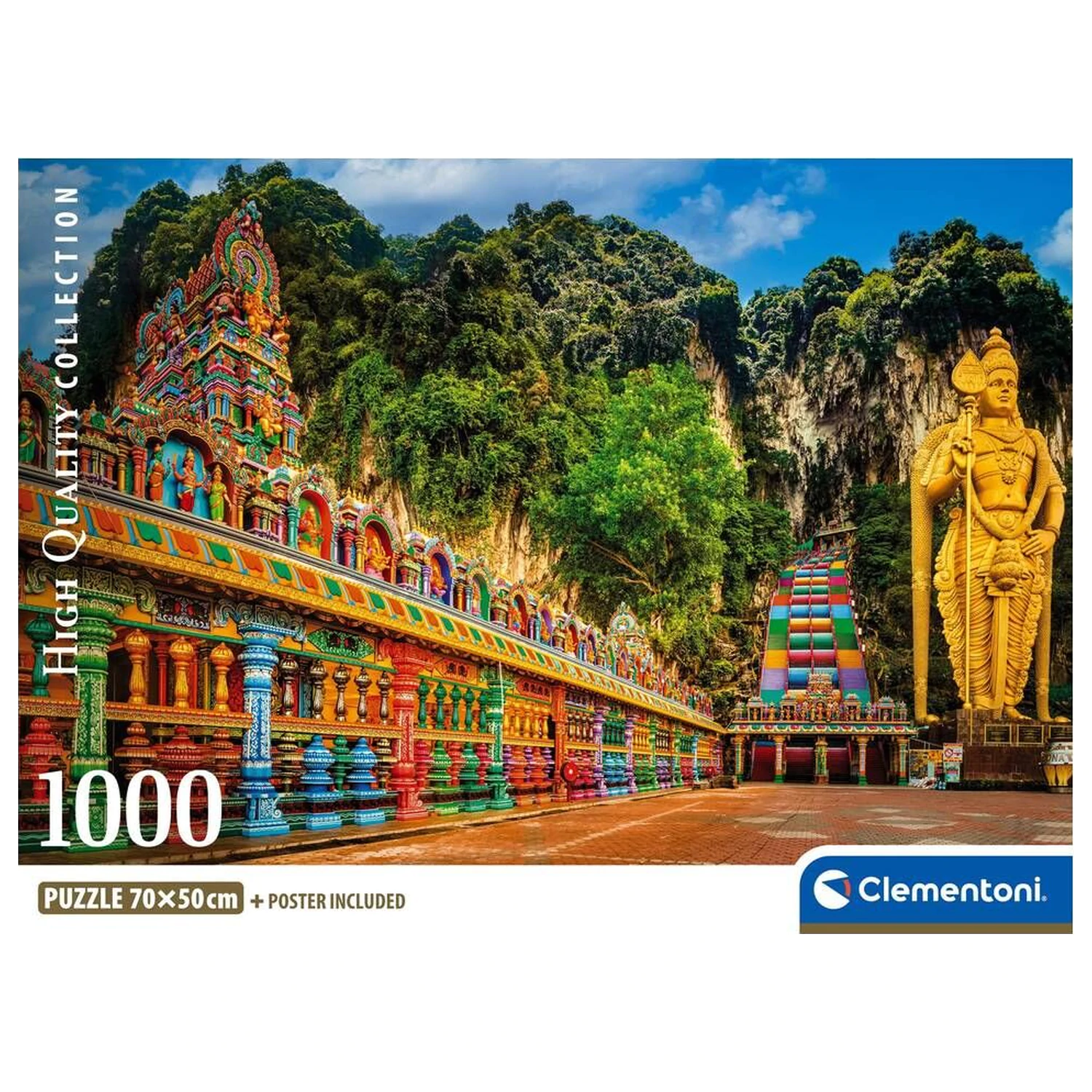 Painted Batu Caves Puzzle 1000 Teile Produktfoto