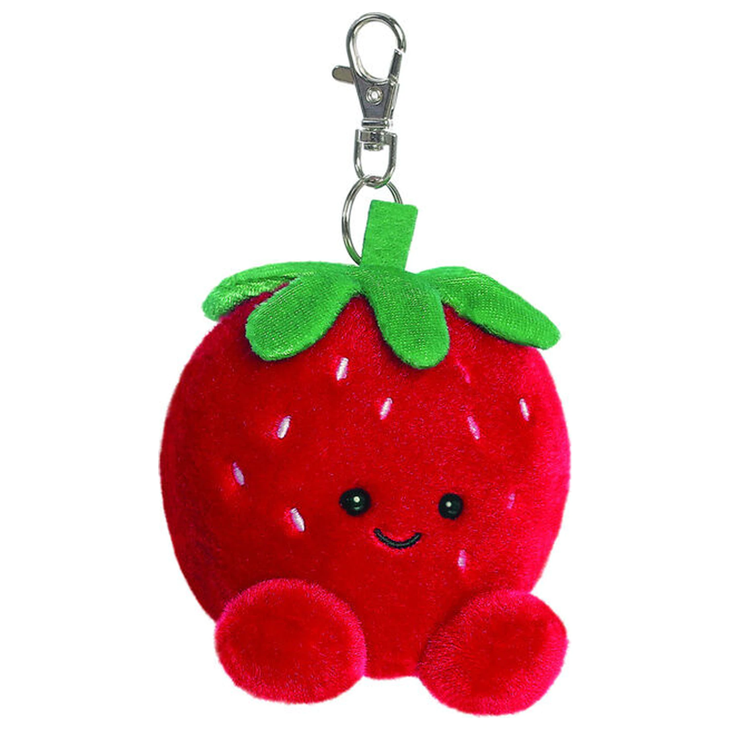 Palm Pals Strawberry Plüsch-Schlüsselanhänger 10cm Produktfoto