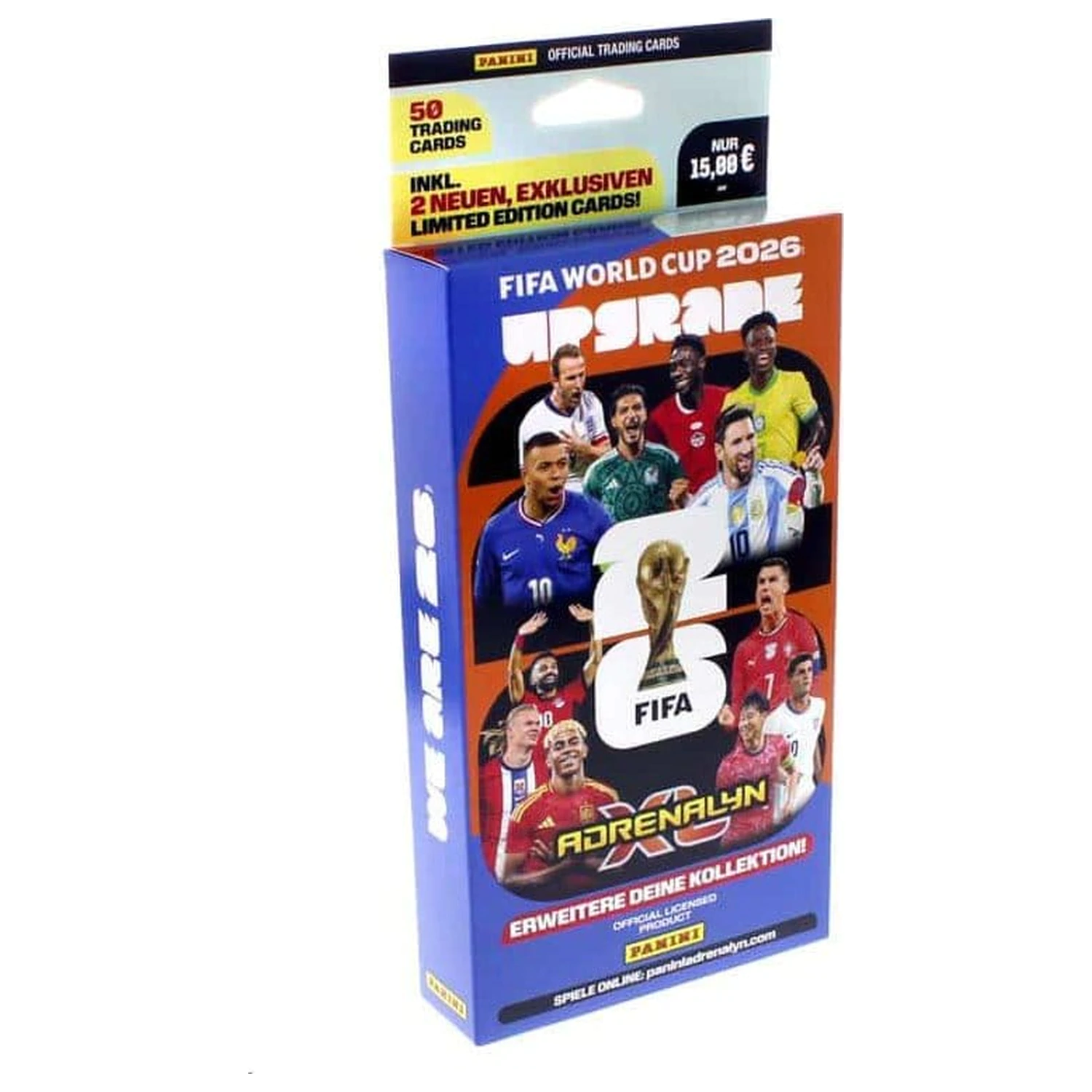 Panini FIFA World Cup 2026 Trading Cards Aktualisierungsset Produktfoto