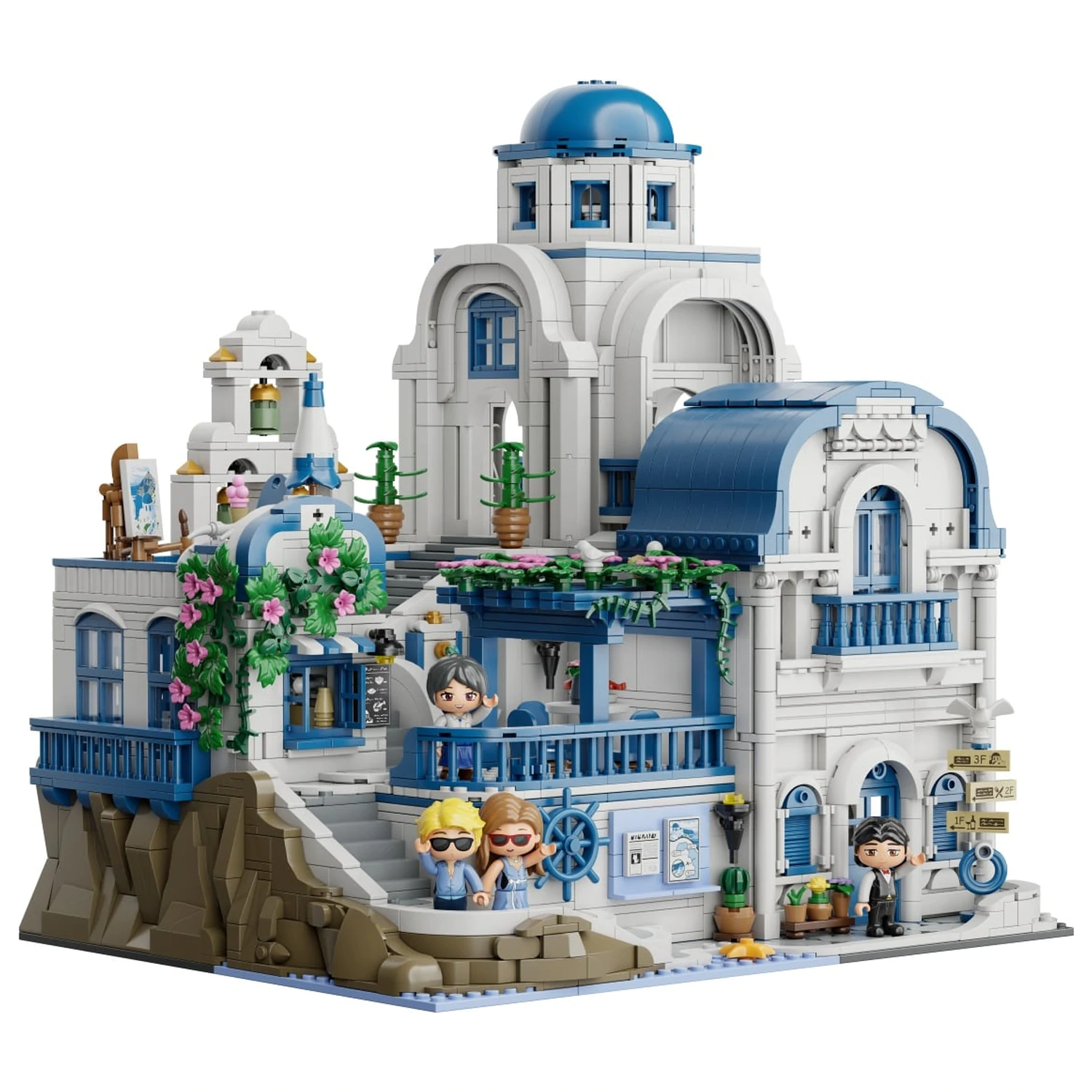 PANTASY Aegean Villa Baustein 3038 Teile Produktfoto