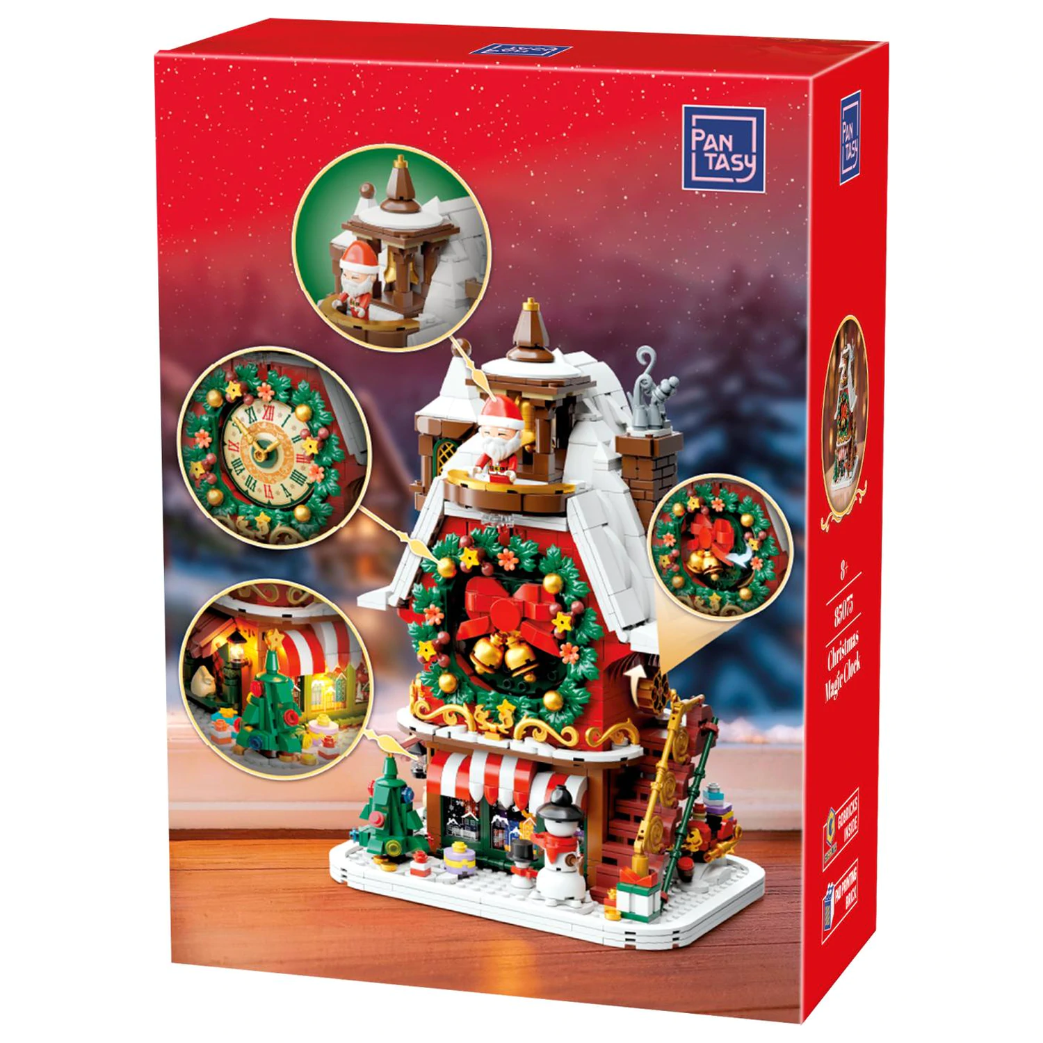 PANTASY Christmas Magic Clock Bausteine 1269 Teile Produktfoto