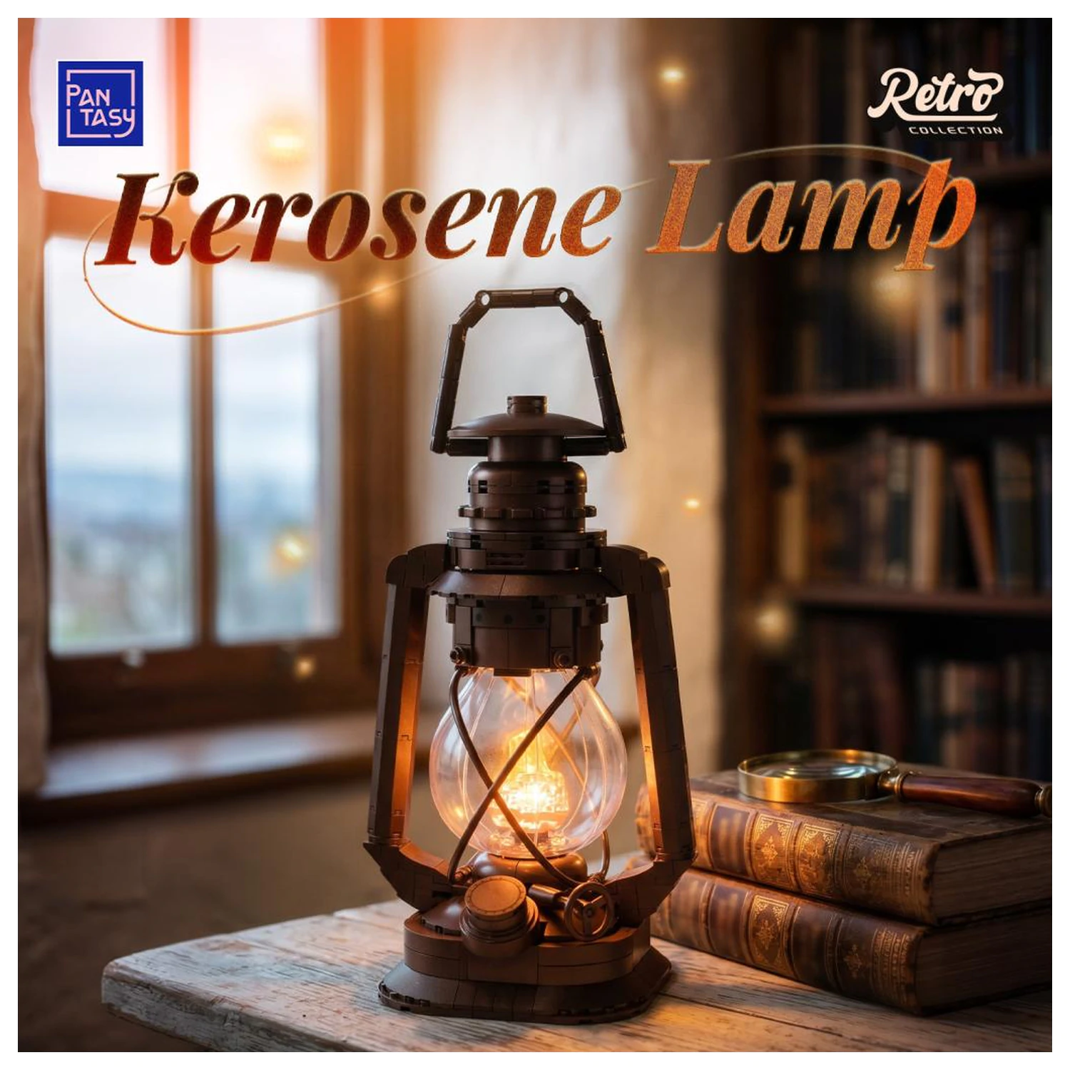 PANTASY Kerosene Lamp Klemmbausteine 379 Teile Produktfoto